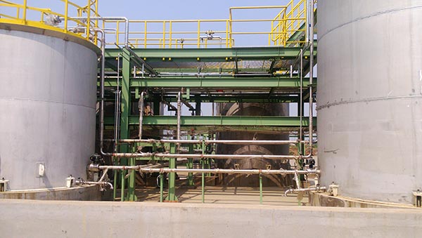 颜料生产中气动球阀